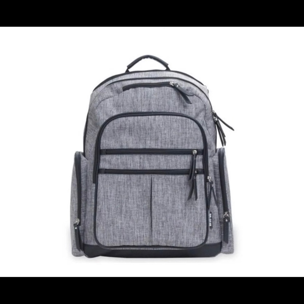 Baby boom crosshatch backpack diaper bag